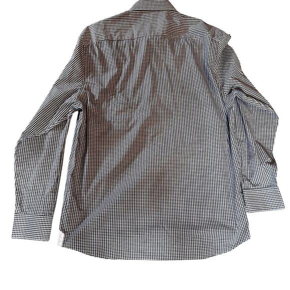 BriO by Milano Men's Long Sleeve Button Down Shirt. Blue/White. Size XL 17.5-18 - Picture 2 of 9